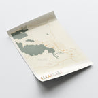 clearlake, california map poster - image 4