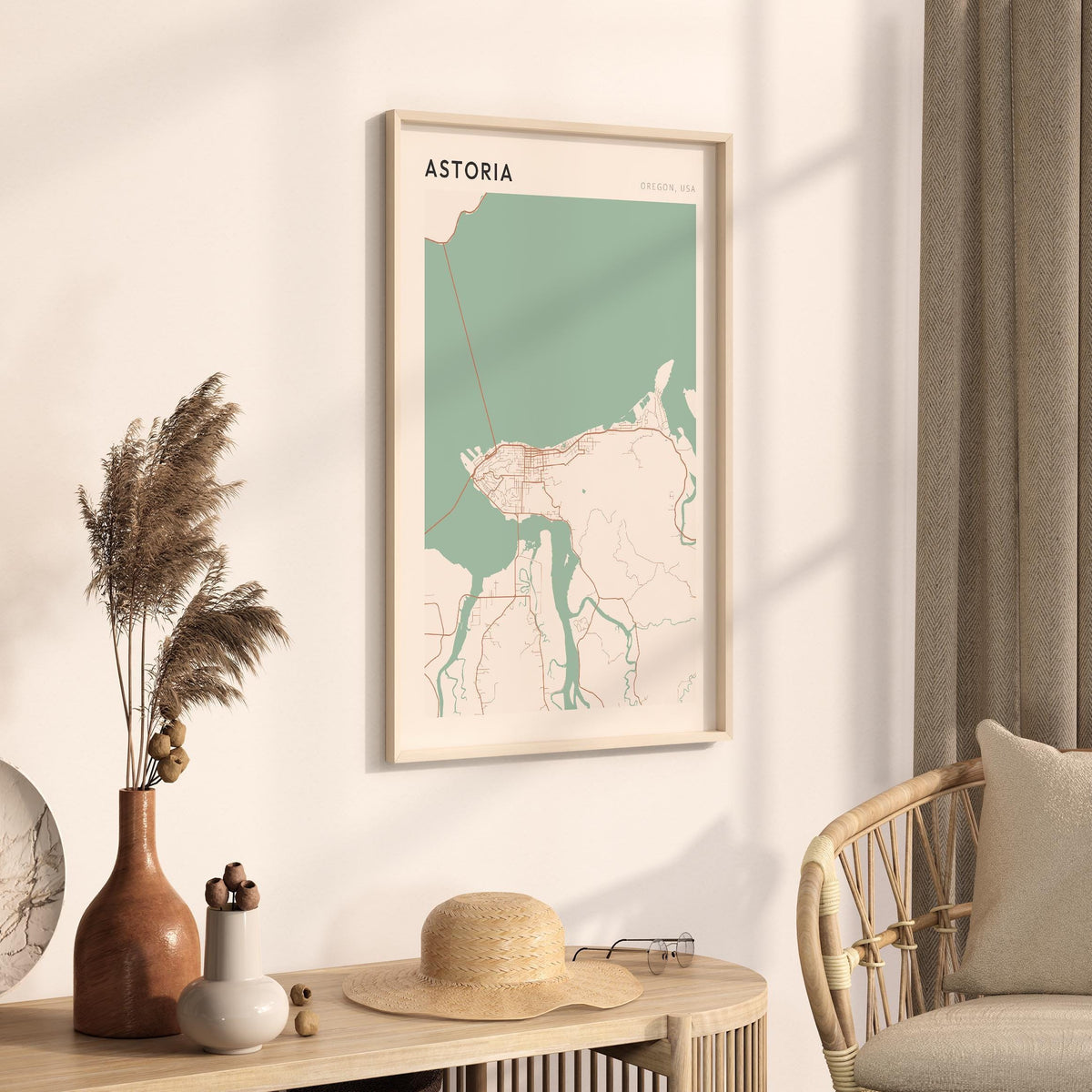 astoria, oregon map poster - image 2
