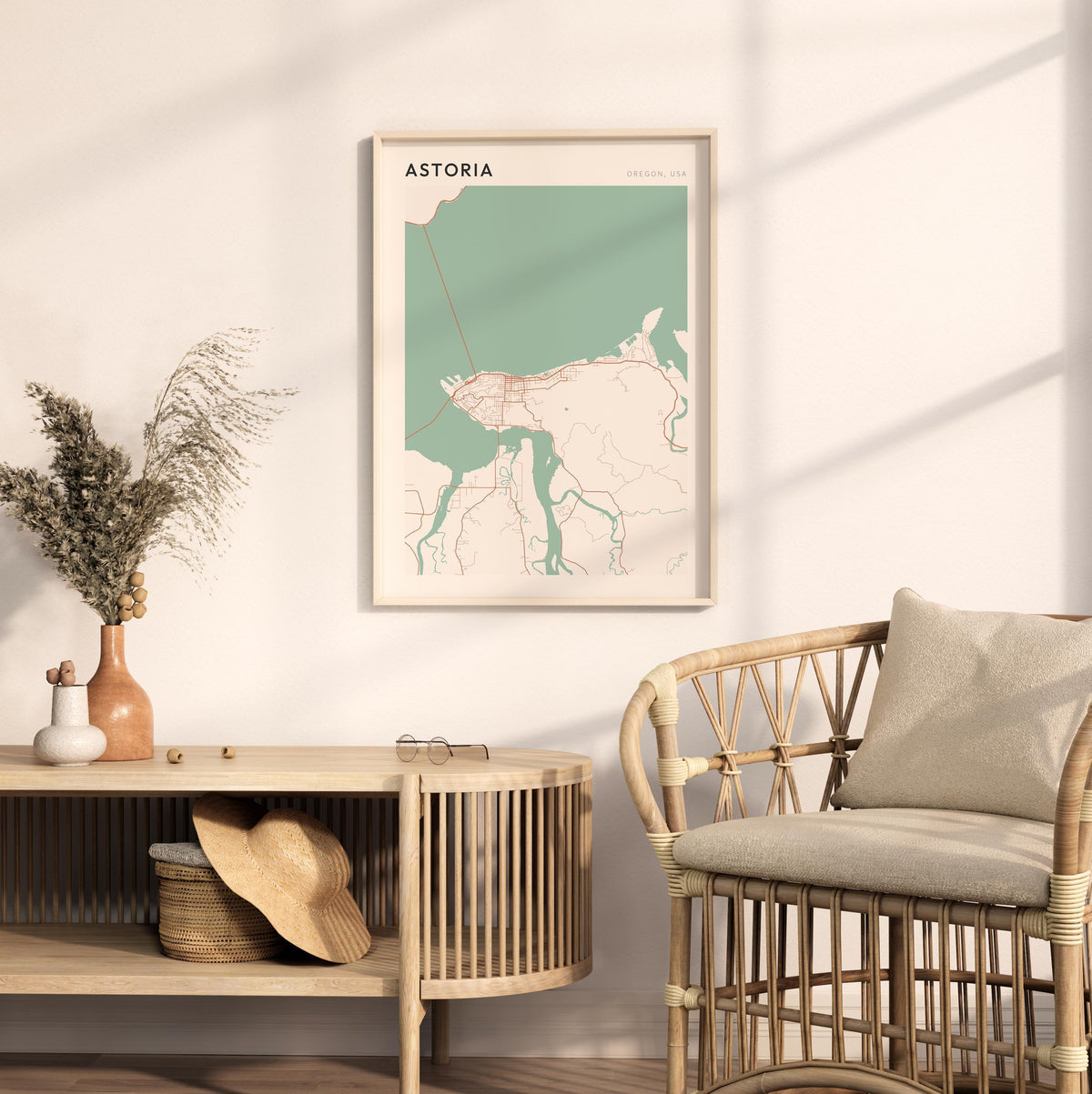 astoria, oregon map poster - image 3