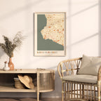 rancho palos verdes, california map poster - image 3