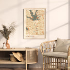 lewisville, texas map poster - image 3