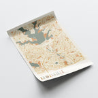 lewisville, texas map poster - image 4