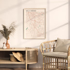 holly springs, north carolina map poster - image 3