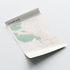 clearlake, california map poster - image 4