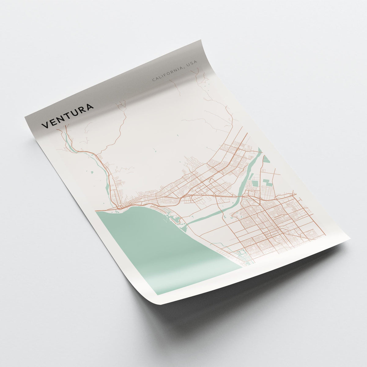 ventura, california map poster - image 4
