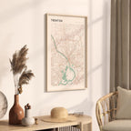 trenton, new jersey map poster - image 2