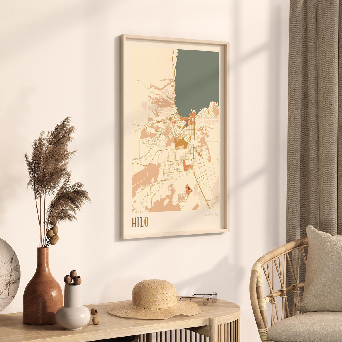 hilo, hawaii map poster - image 2