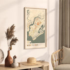 mount pleasant, south carolina map poster - image 2