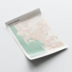 san diego, california map poster - image 3