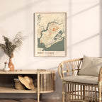 mount pleasant, south carolina map poster - image 3