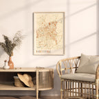 fayetteville, north carolina map poster - image 3