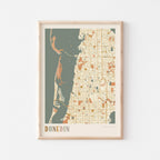 dunedin, florida map poster - image 1