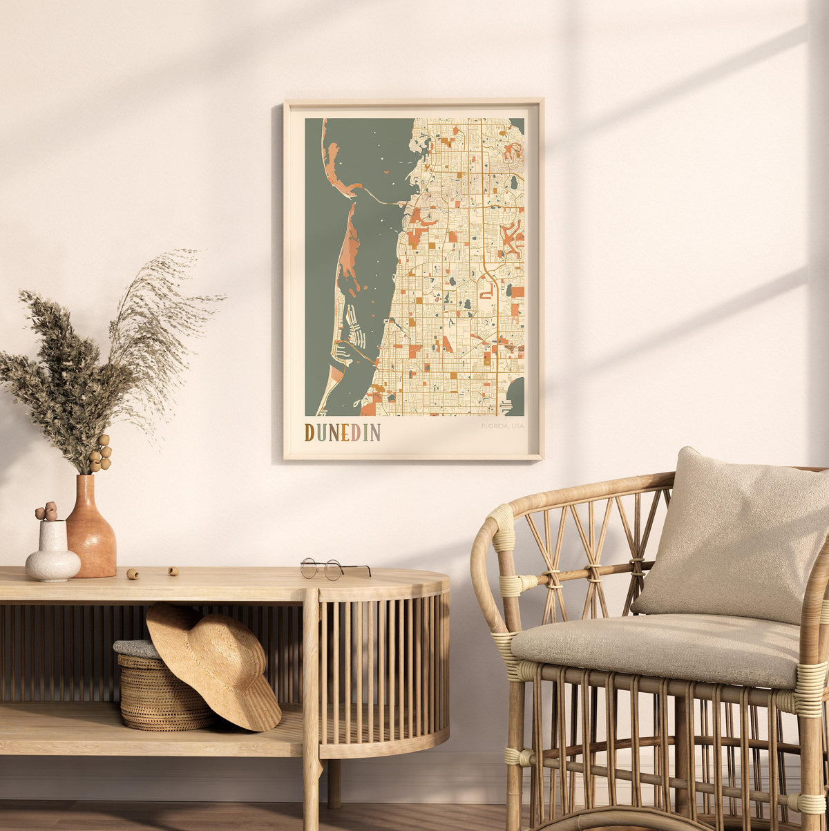 dunedin, florida map poster - image 3