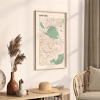 sanford, florida map poster - image 2