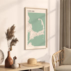 cape cod, massachusetts map poster - image 2