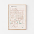 gainesville, florida map poster - image 1