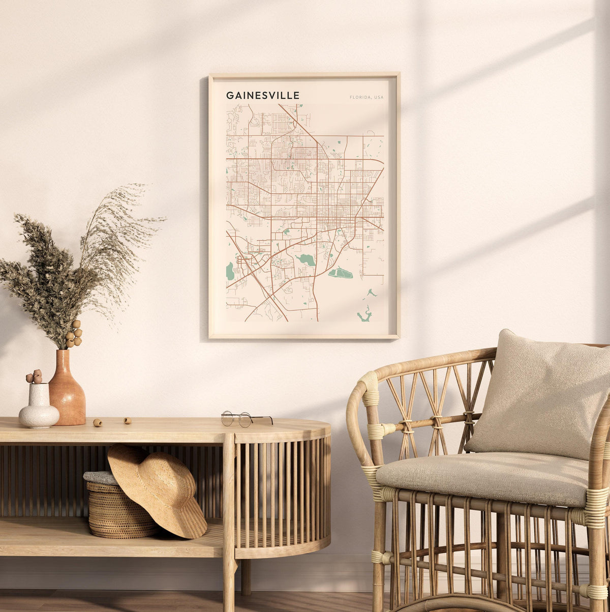 gainesville, florida map poster - image 3