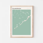 islamorada, florida map poster - image 1