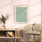 islamorada, florida map poster - image 3