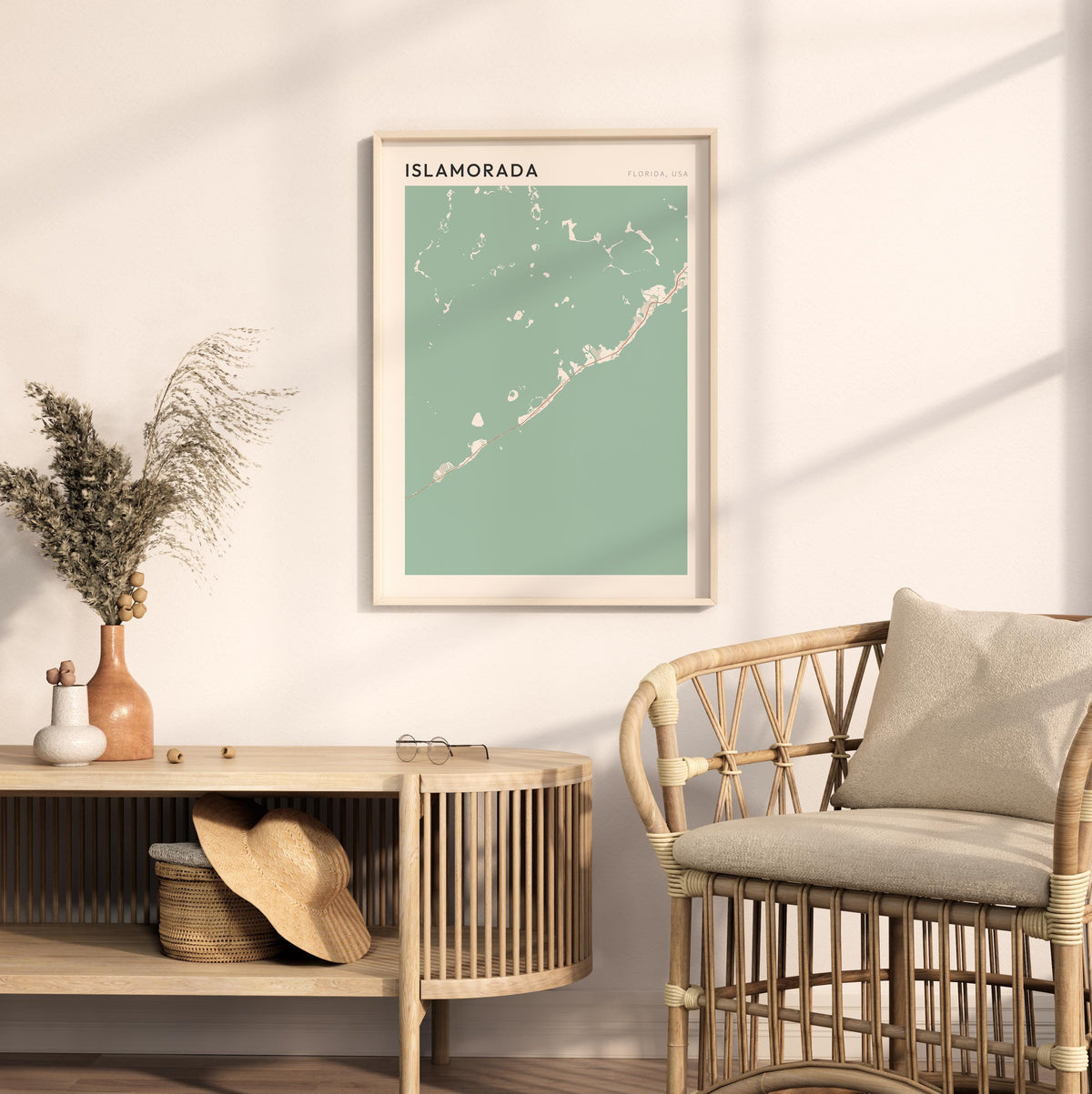 islamorada, florida map poster - image 3