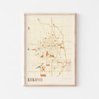 kokomo, indiana map poster - image 1