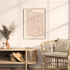 anaheim, california map poster - image 3