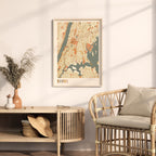 bronx, new york map poster - image 3