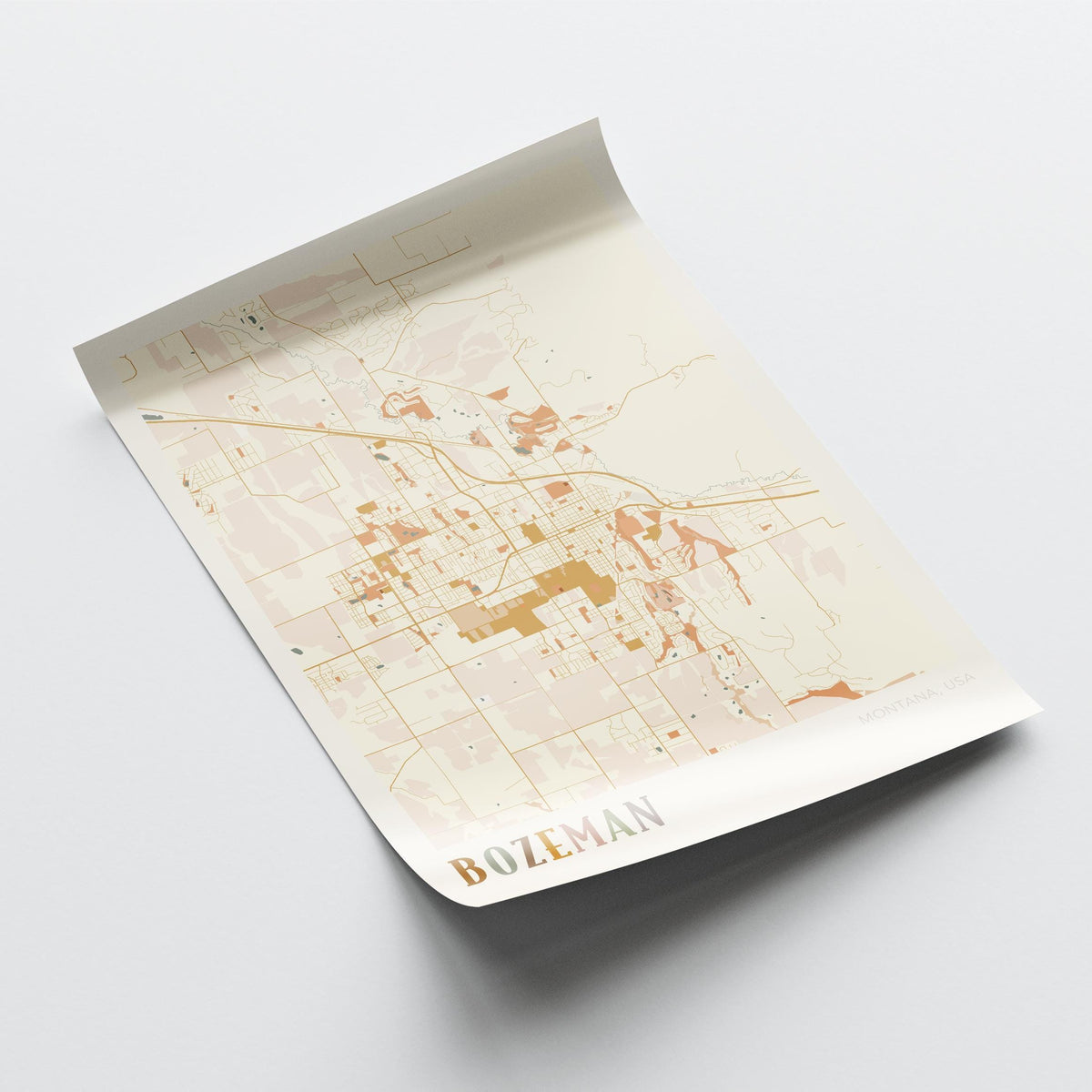 bozeman, montana map poster - image 4