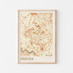 columbia, maryland map poster - image 1