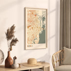 mobile, alabama map poster - image 2