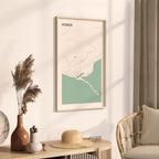 homer, alaska map poster - image 2