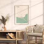 homer, alaska map poster - image 3