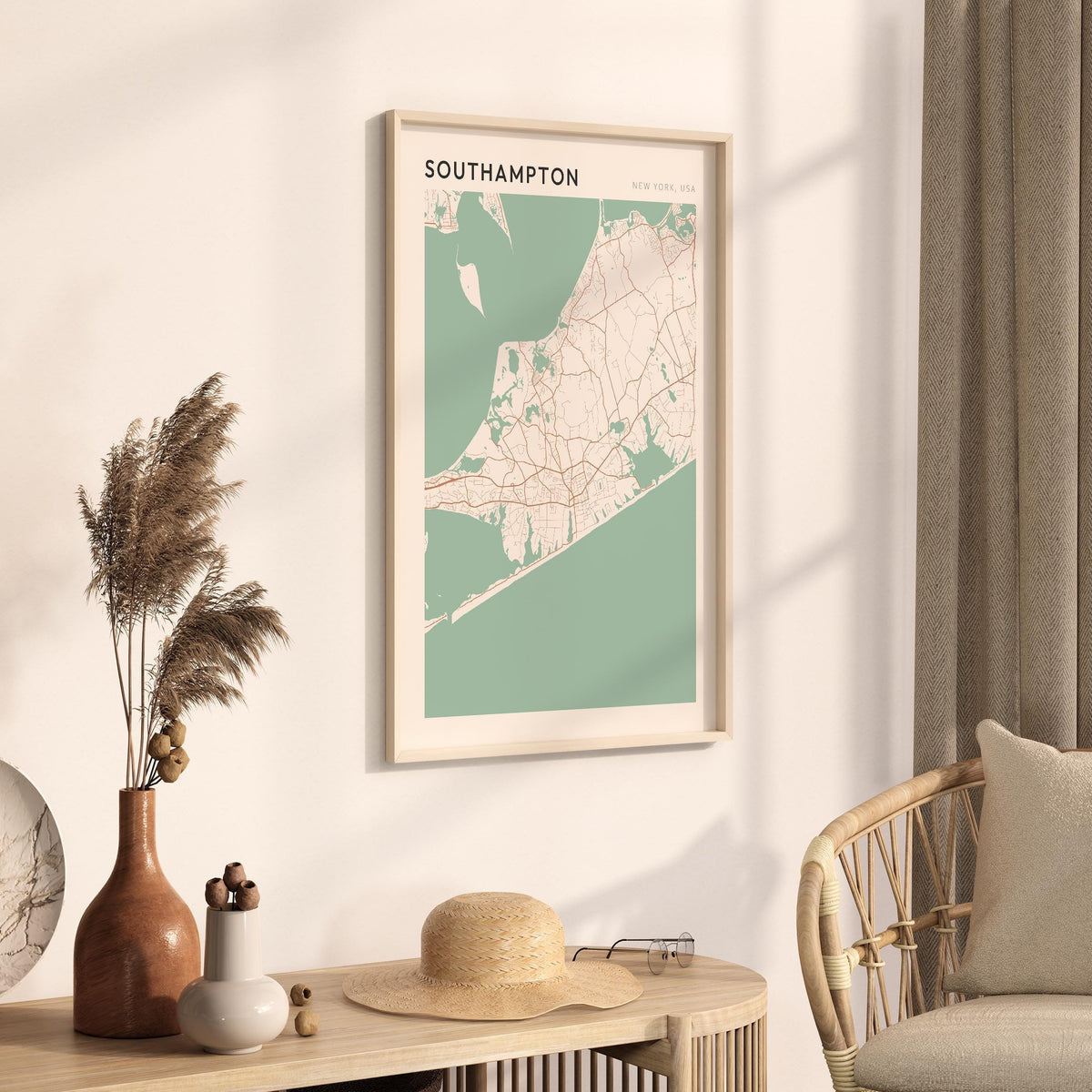southampton, new york map poster - image 2