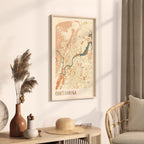 chattanooga, tennessee map poster - image 2