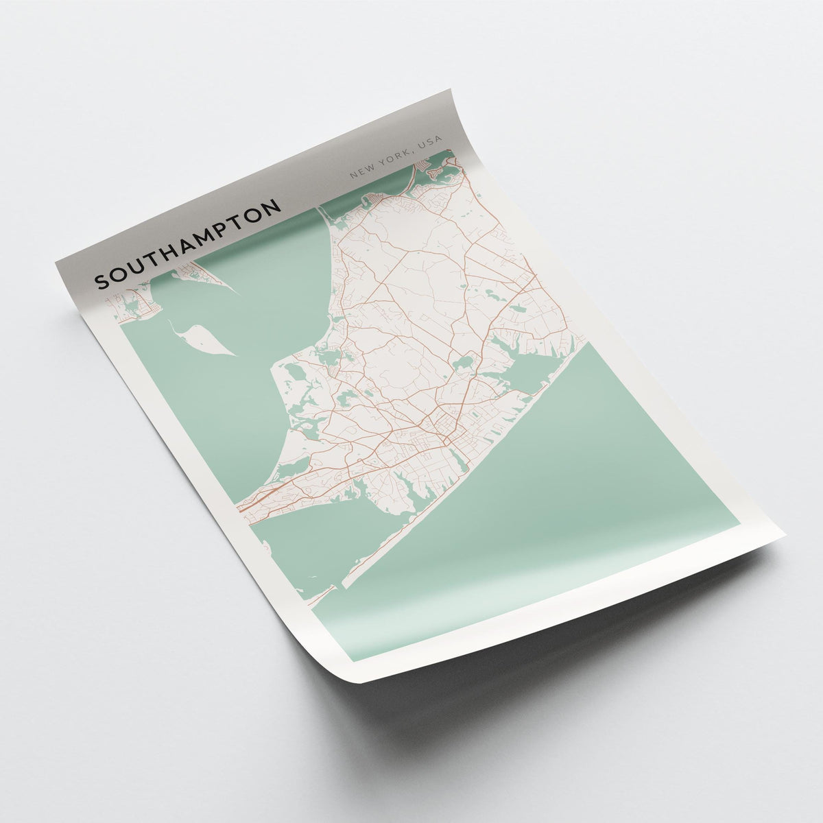 southampton, new york map poster - image 4