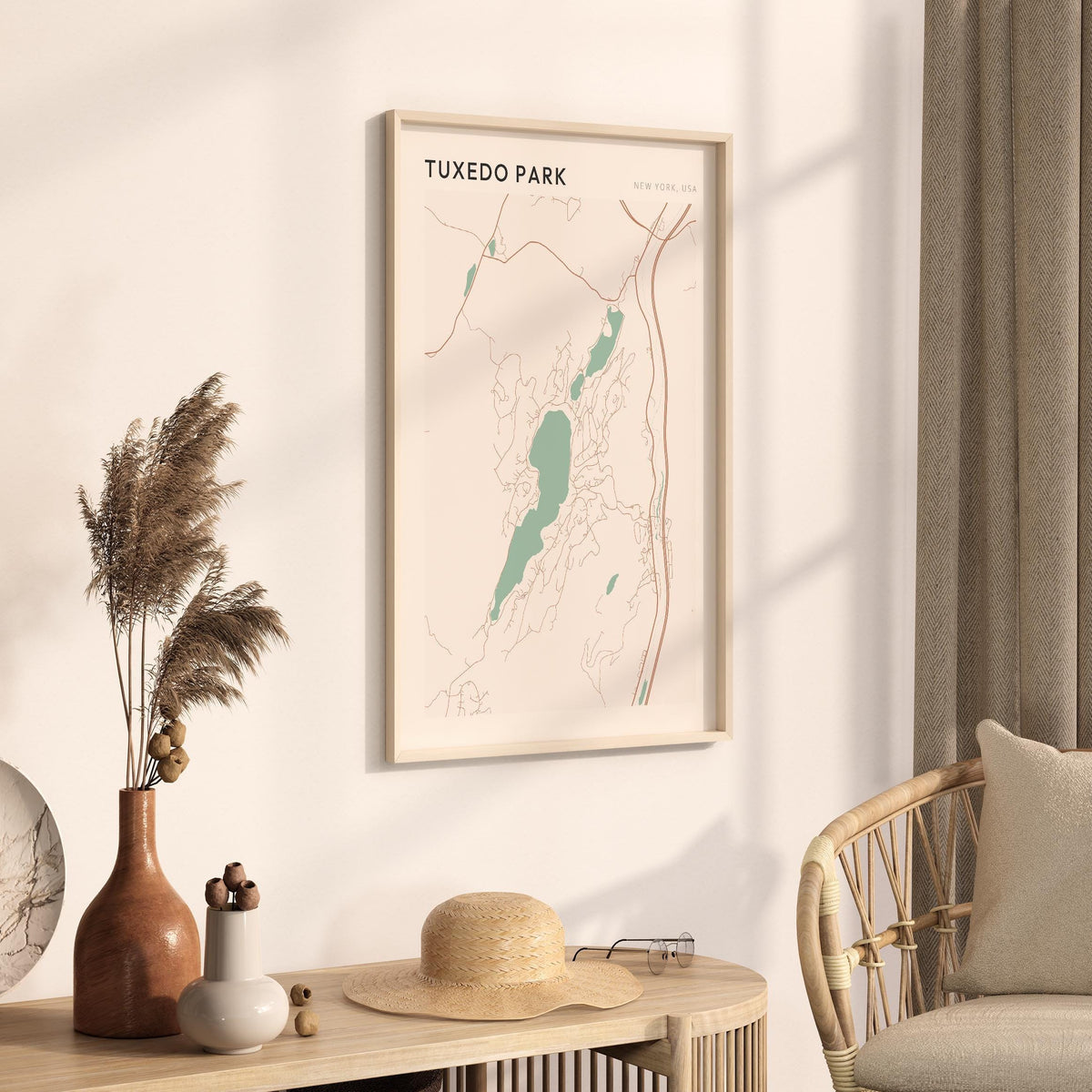 tuxedo park, new york map poster - image 2