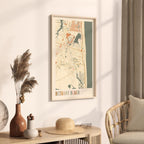 bethany beach, delaware map poster - image 2