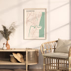 saugerties, new york map poster - image 3