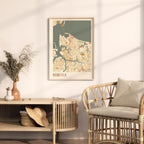 norfolk, virginia map poster - image 3