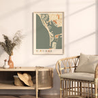 st. pete beach, florida map poster - image 3