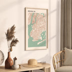 brooklyn, new york map poster - image 2