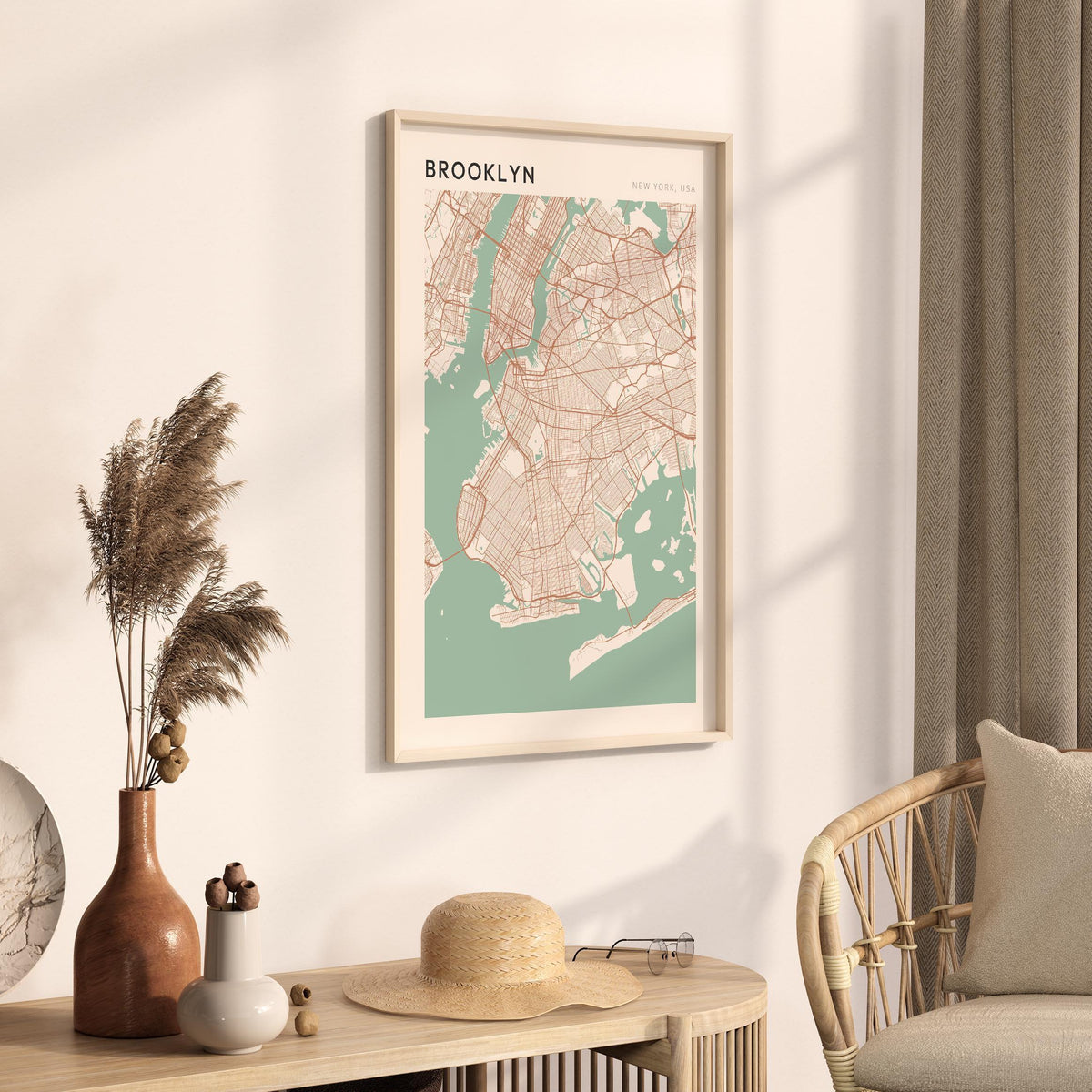 brooklyn, new york map poster - image 2