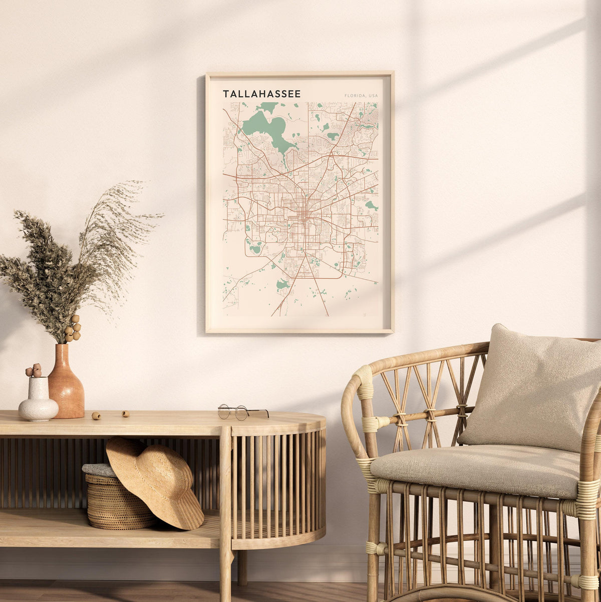 tallahassee, florida map poster - image 3