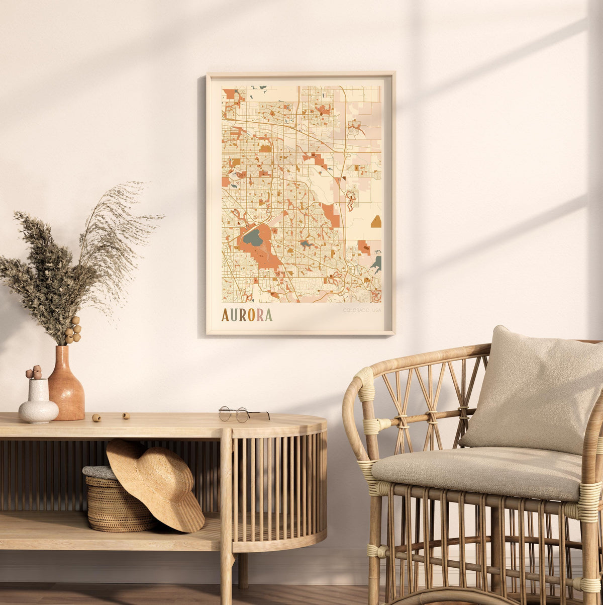 aurora, colorado map poster - image 3
