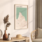 pacific grove, california map poster - image 2