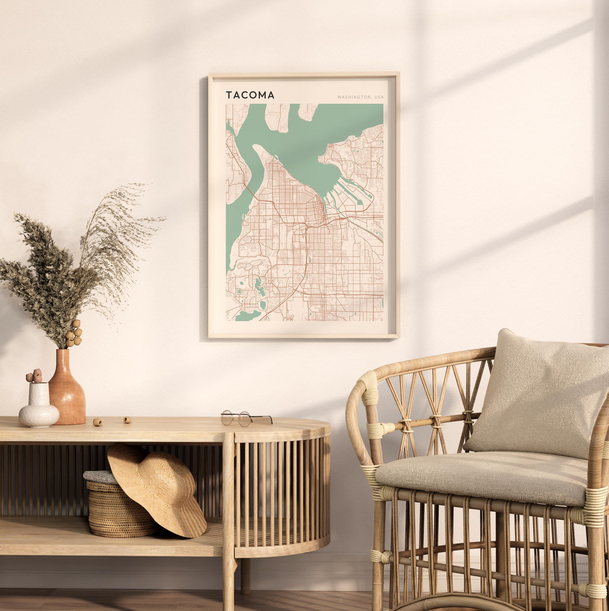 tacoma, washington map poster - image 3
