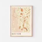 aliso viejo, california map poster - image 1