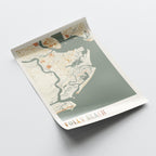 folly beach, south carolina map poster - image 4