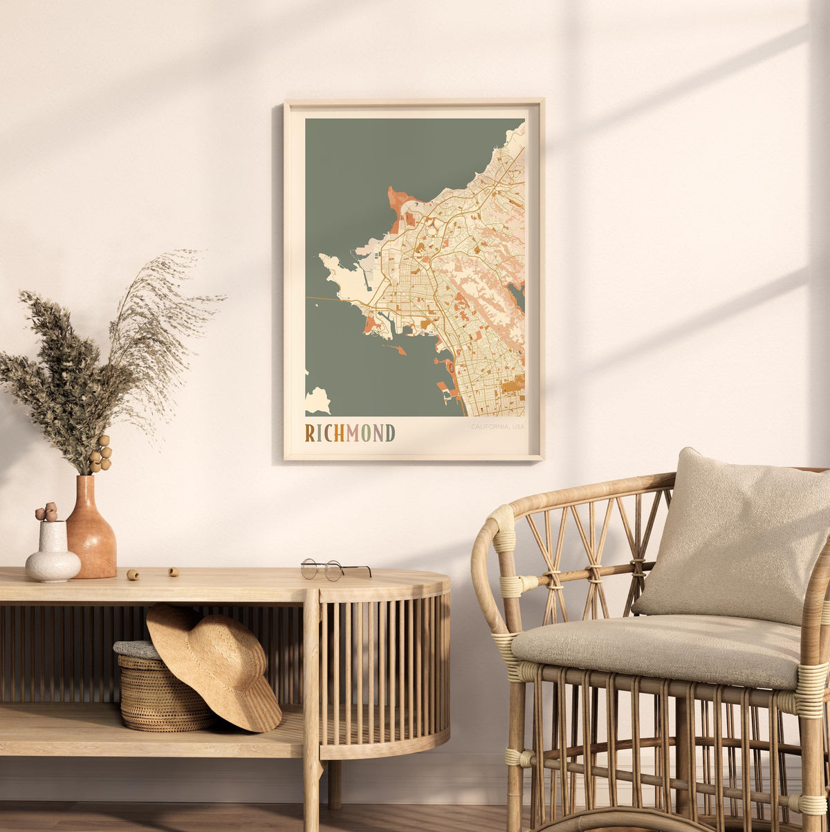 richmond, california map poster - image 3
