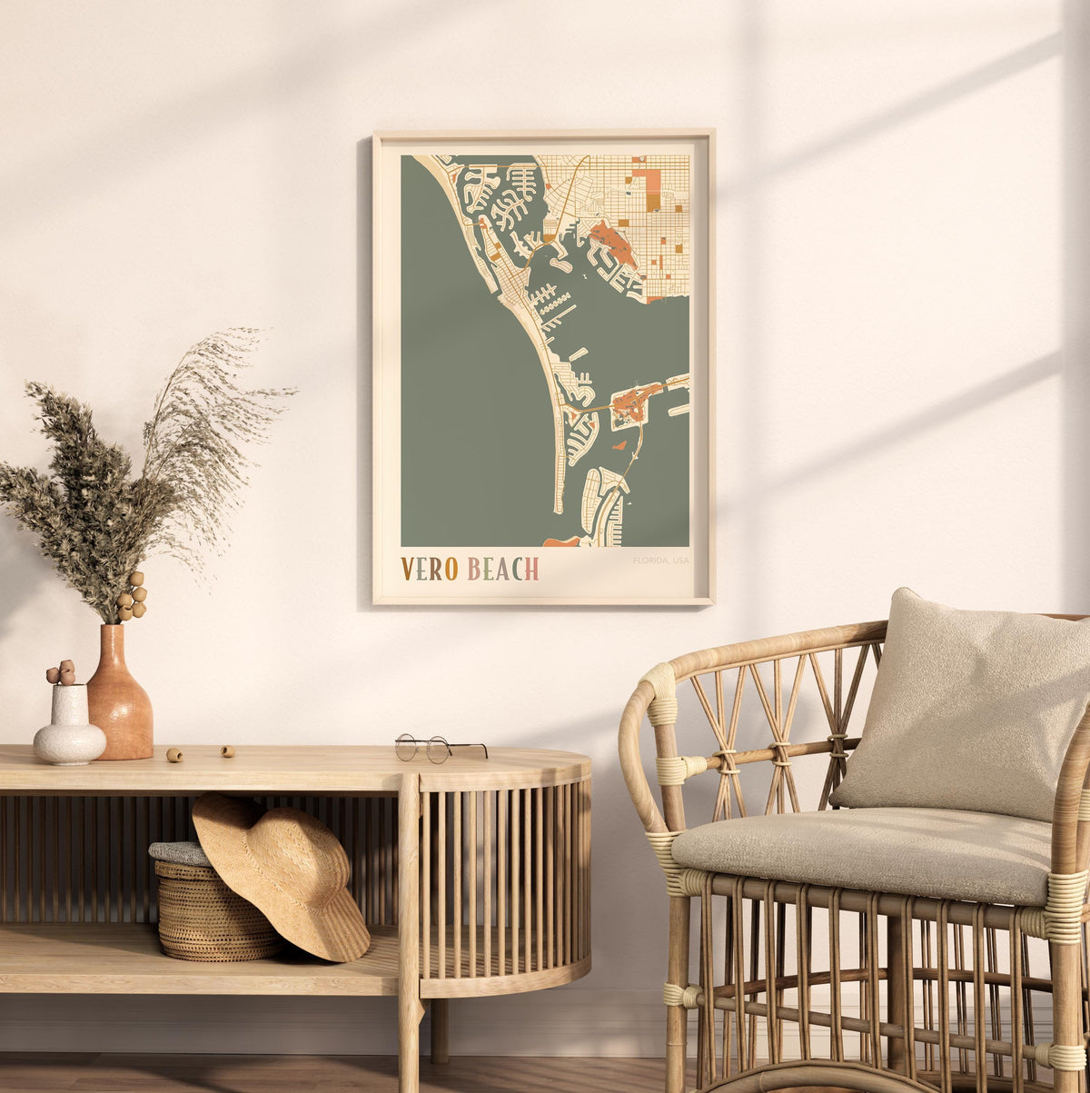 vero beach, florida map poster - image 3